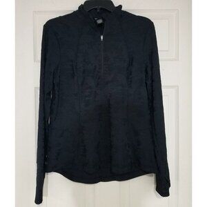 Spyder Active 1/4 Zip Long Sleeve Top Womens Size Large
